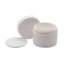 wholesale empty jars for lotions and creams black white jars for cosmetic creams round shape frosted cream jar with lid